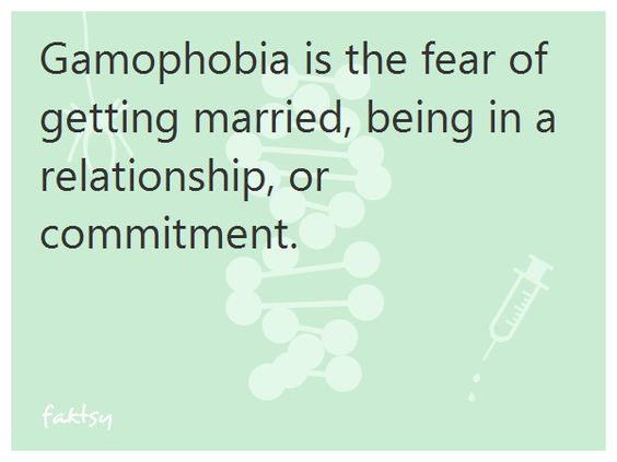 Scared Of Relationships Quotes
 Gamophobia is the fear of ting married being in a