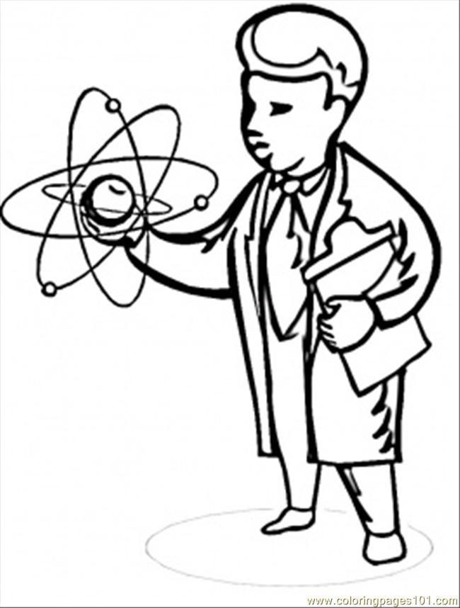 Scientist Coloring Sheet
 Mad Scientist Coloring Pages AZ Coloring Pages