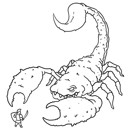 Scorpion Coloring Pages
 8 Printable Scorpion Coloring Sheet