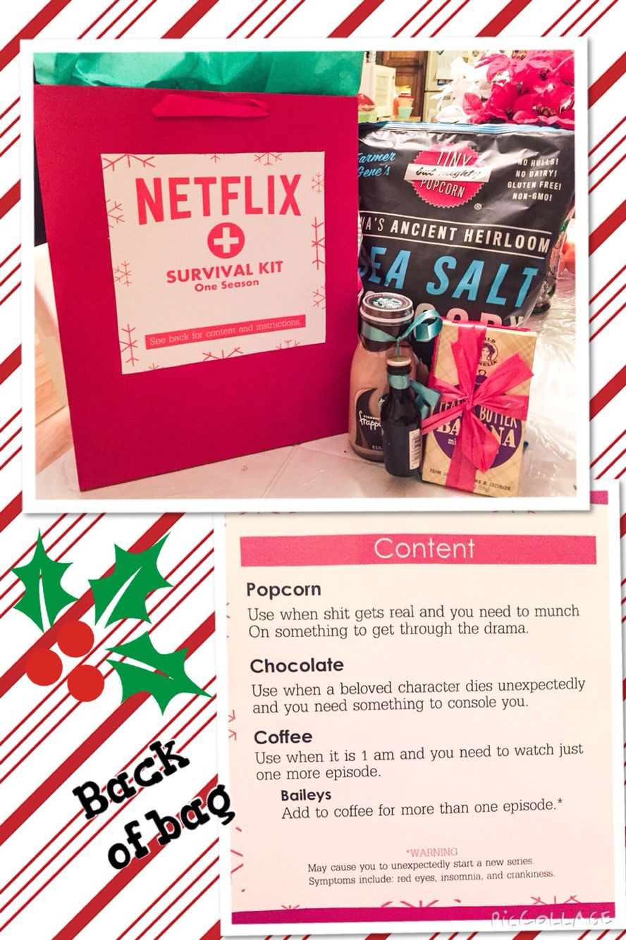 Secret Santa Gift Ideas For Boys
 A t I made for my Secret Santa at work Netflix