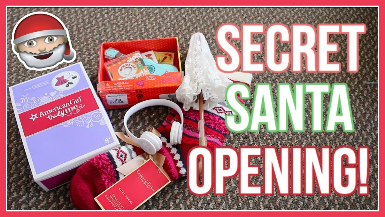 Secret Santa Gift Ideas For Girls
 OPENING A SECRET SANTA PACKAGE