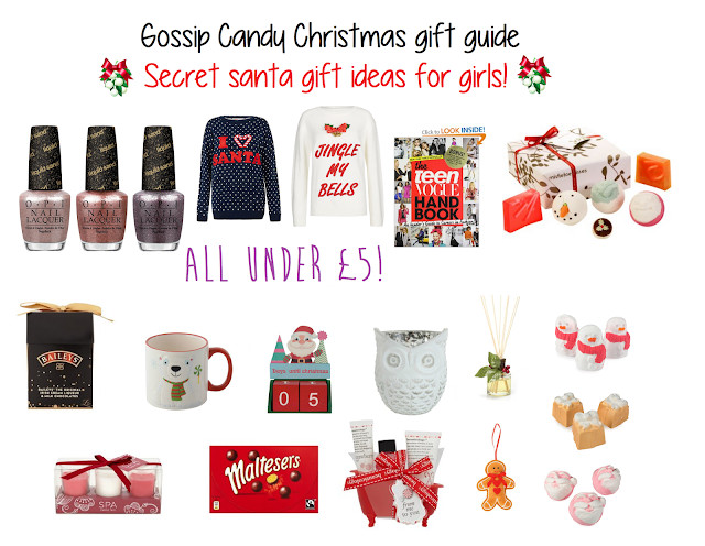 Secret Santa Gift Ideas For Girls
 Christmas Collection Christmas Ideas Under £5