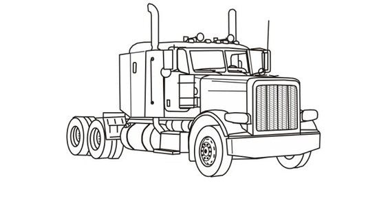 Semi Truck Coloring Pages
 Semi Truck Coloring Books
