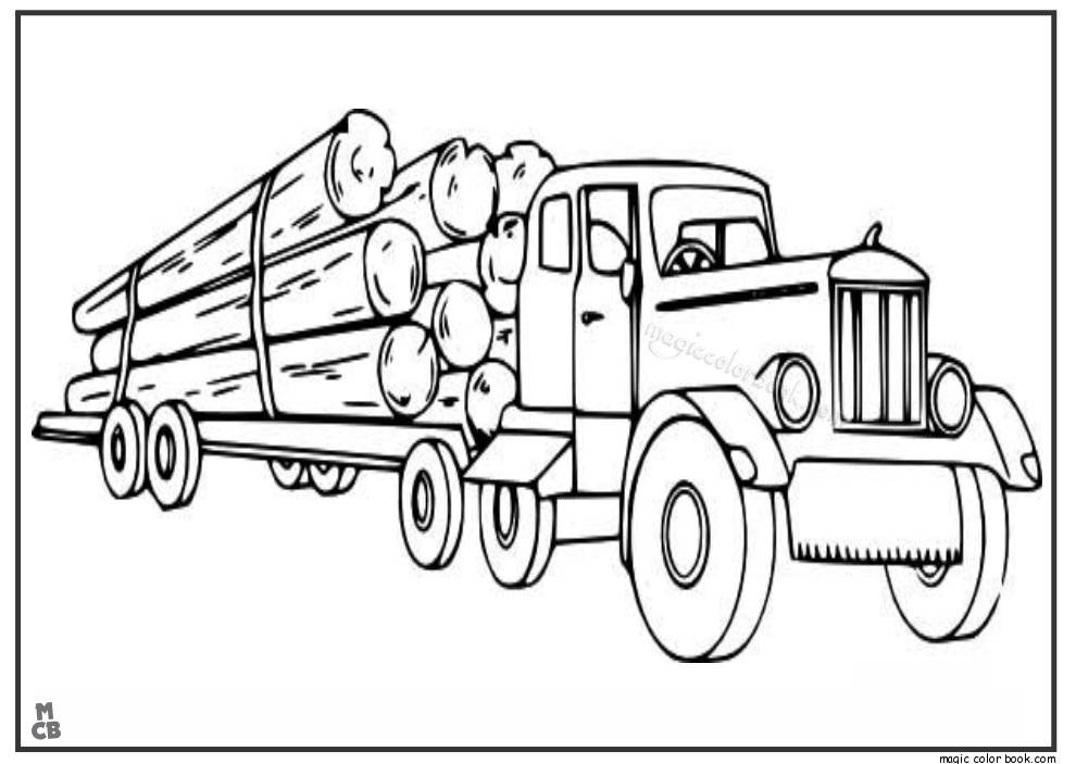 Semi Truck Coloring Pages
 MANUAL TRUCK Auto Electrical Wiring Diagram