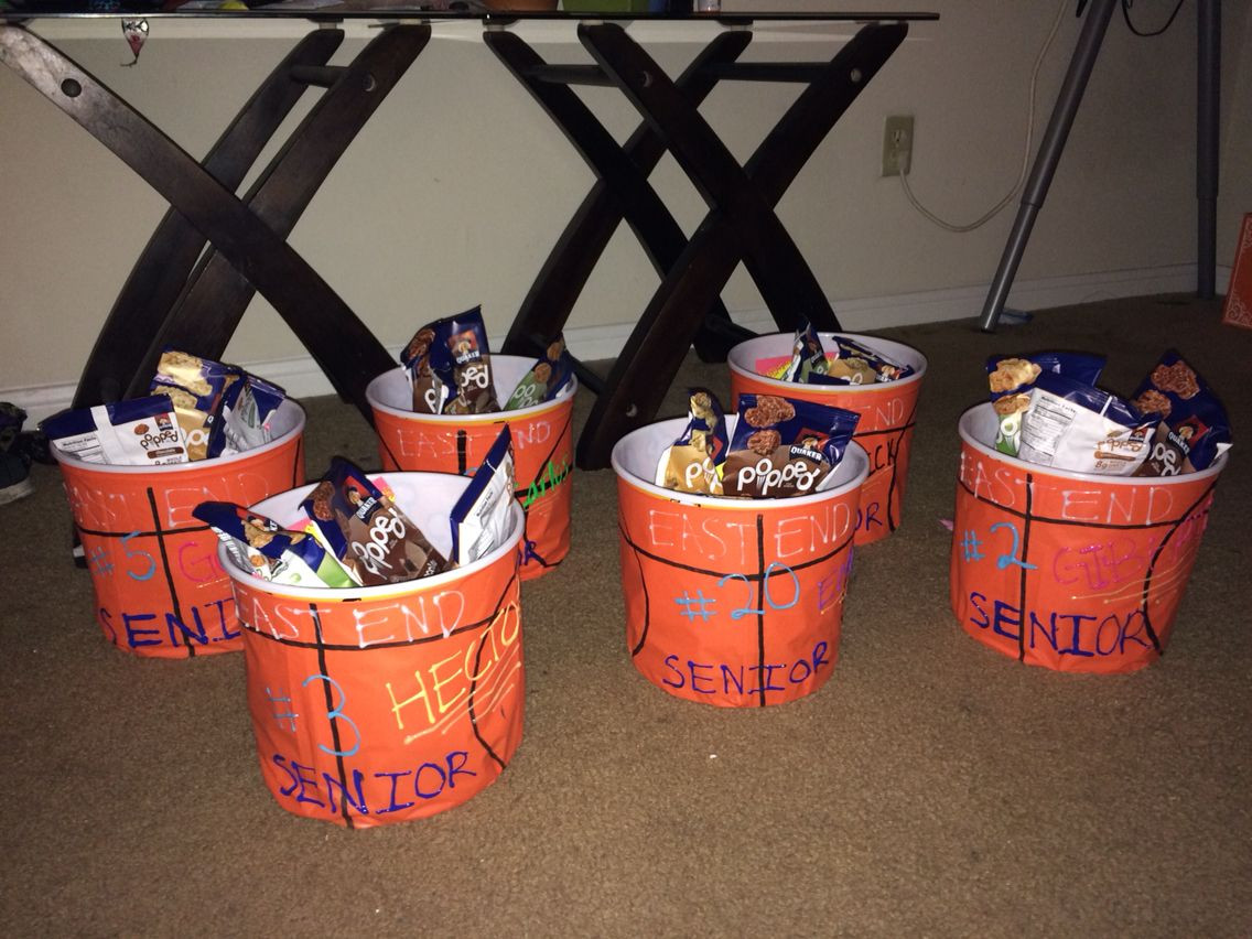 Senior Basketball Gift Ideas
 Senior Night Basketball Gifts Used Plastic Popcorn