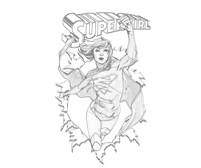 Seven Super Girls Coloring Pages
 Supergirl 7 Super héros – Coloriages à imprimer