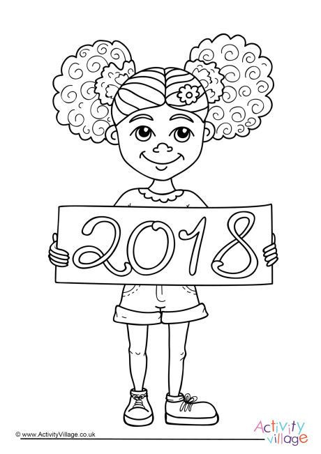Seven Super Girls Coloring Pages
 7 best Happy New Year Coloring Pages images on Pinterest