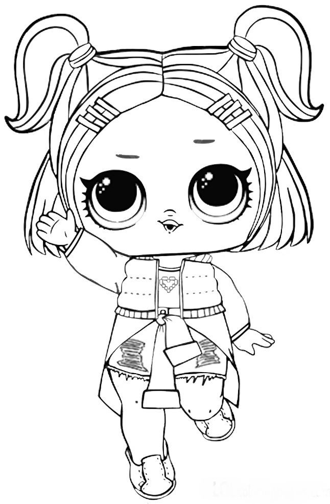 Seven Super Girls Coloring Pages
 LOL Surprise coloring pages to and print for free