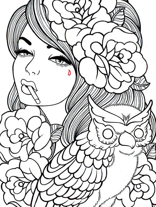 Sexy Pin Up Girl Coloring Pages
 Free Printable day of the dead Coloring Pages