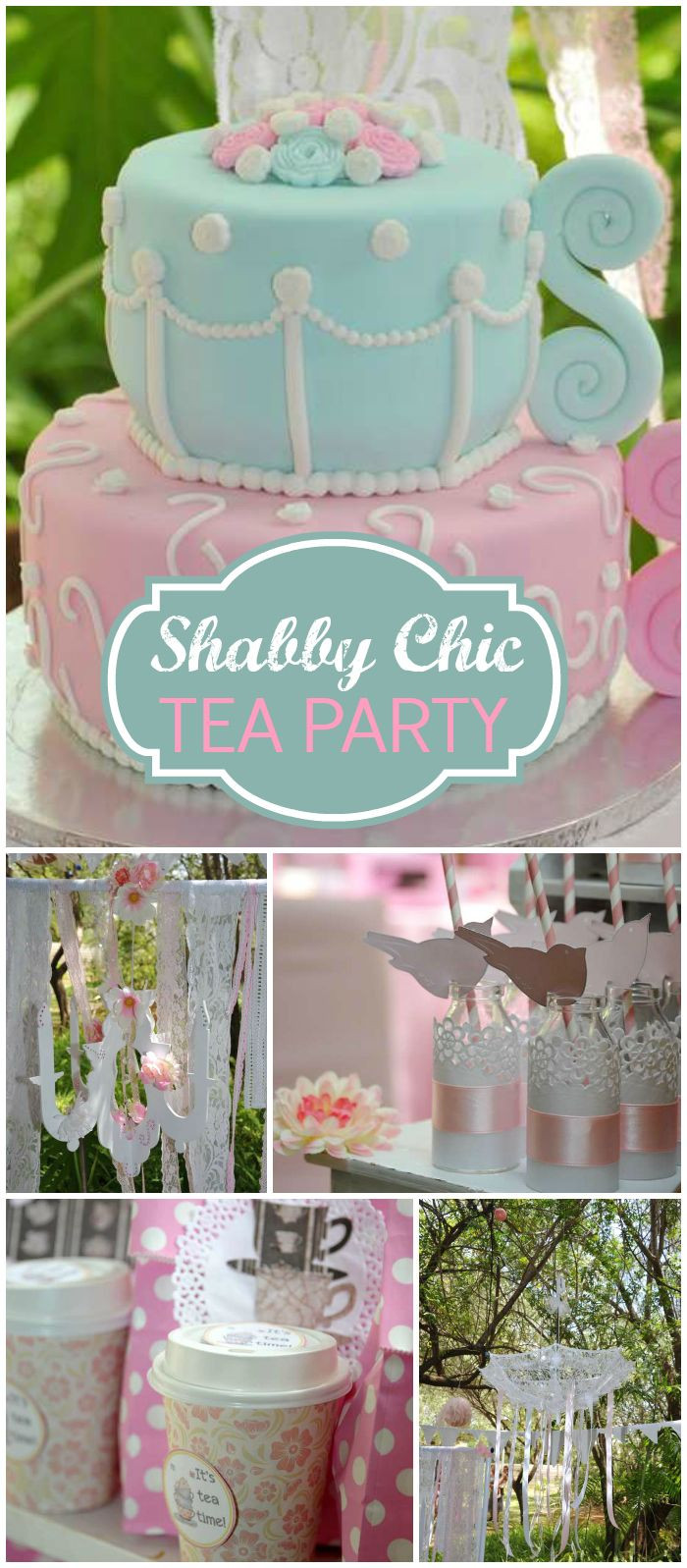 Shabby Chic Tea Party Ideas
 Vintage High Tea Birthday "Vintage High Tea Birthday