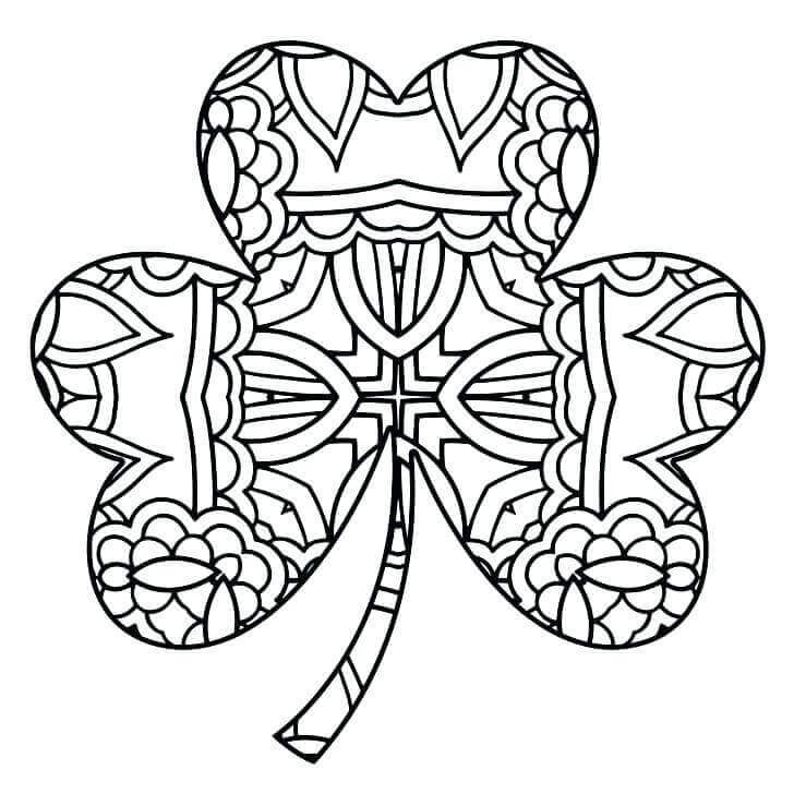 Shamrock Coloring Pages Printable
 25 Free Shamrock Coloring Pages Printable