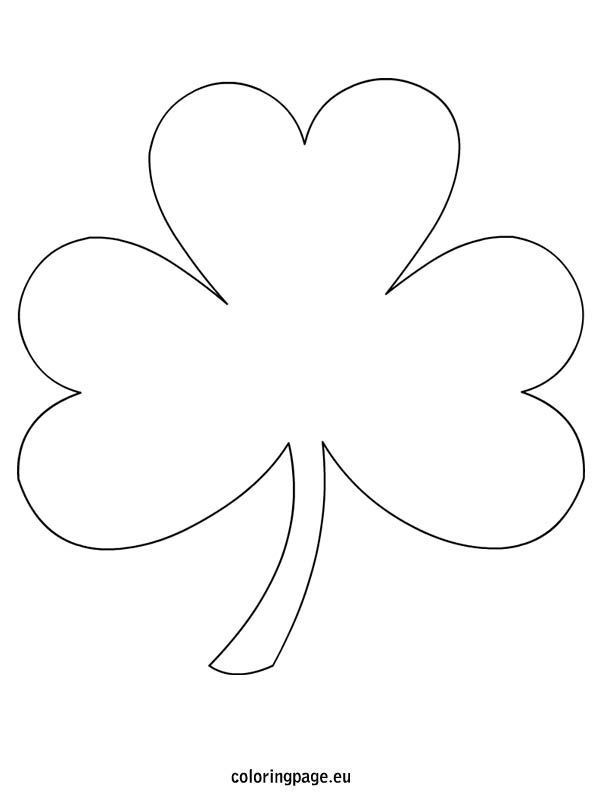 Shamrock Coloring Pages Printable
 shamrock coloring page free from coloringpage lots of
