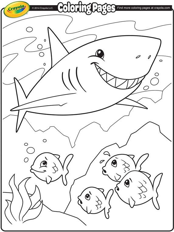 Sharks Coloring Pages
 Shark Coloring Page