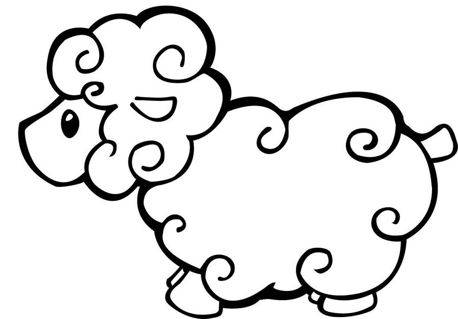 Sheep Coloring Sheet
 Free Printable Sheep Coloring Pages For Kids