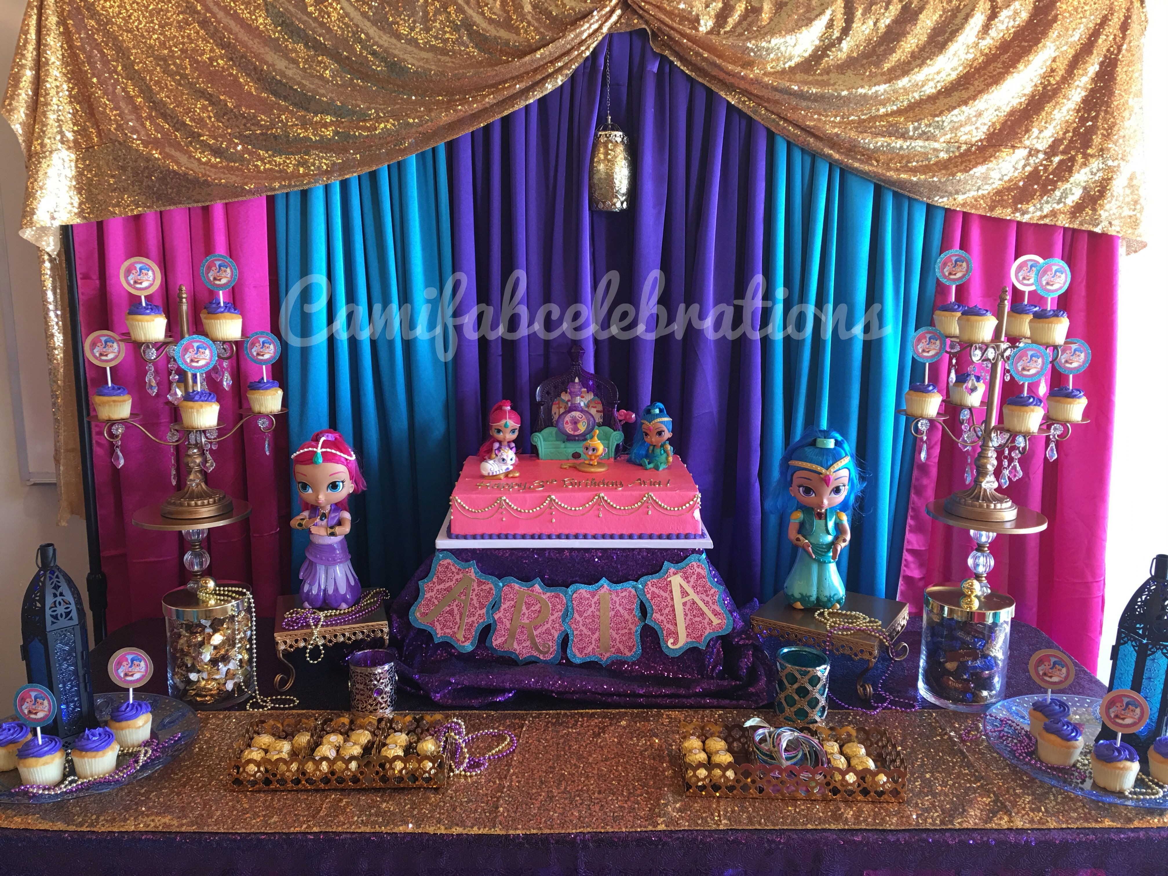 Shimmer And Shine Birthday Decorations
 Shimmer and Shine Birthday Party