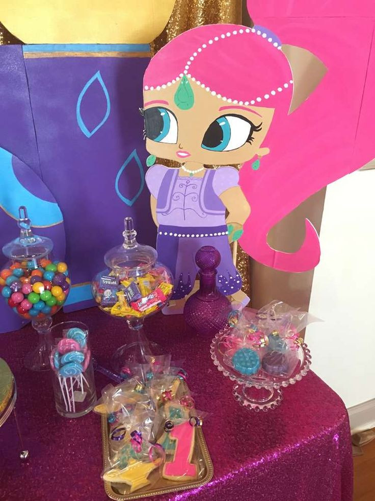 Shimmer And Shine Birthday Decorations
 1000 images about shimmer and shine party on Pinterest