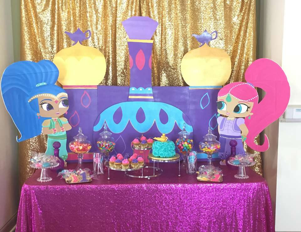 Shimmer And Shine Birthday Decorations
 Shimmer and Shine Birthday "Sya s Shimmer and Shine 1st