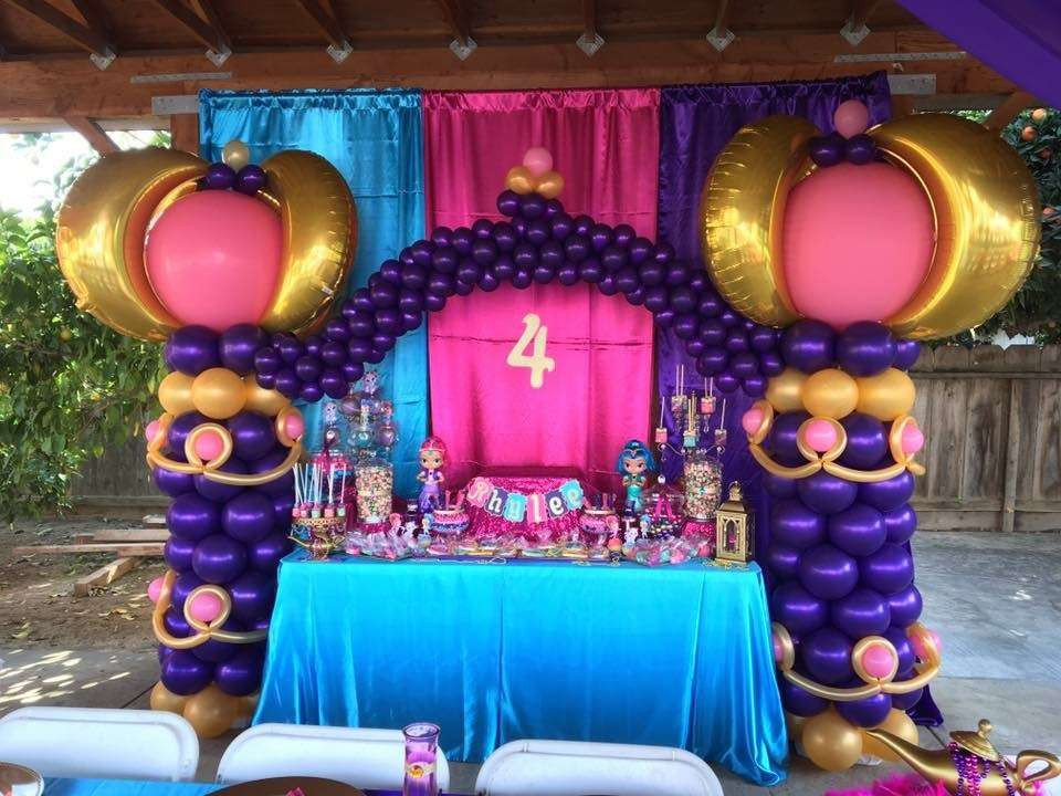 Shimmer And Shine Birthday Decorations
 Shimmer and Shine Birthday Party Ideas