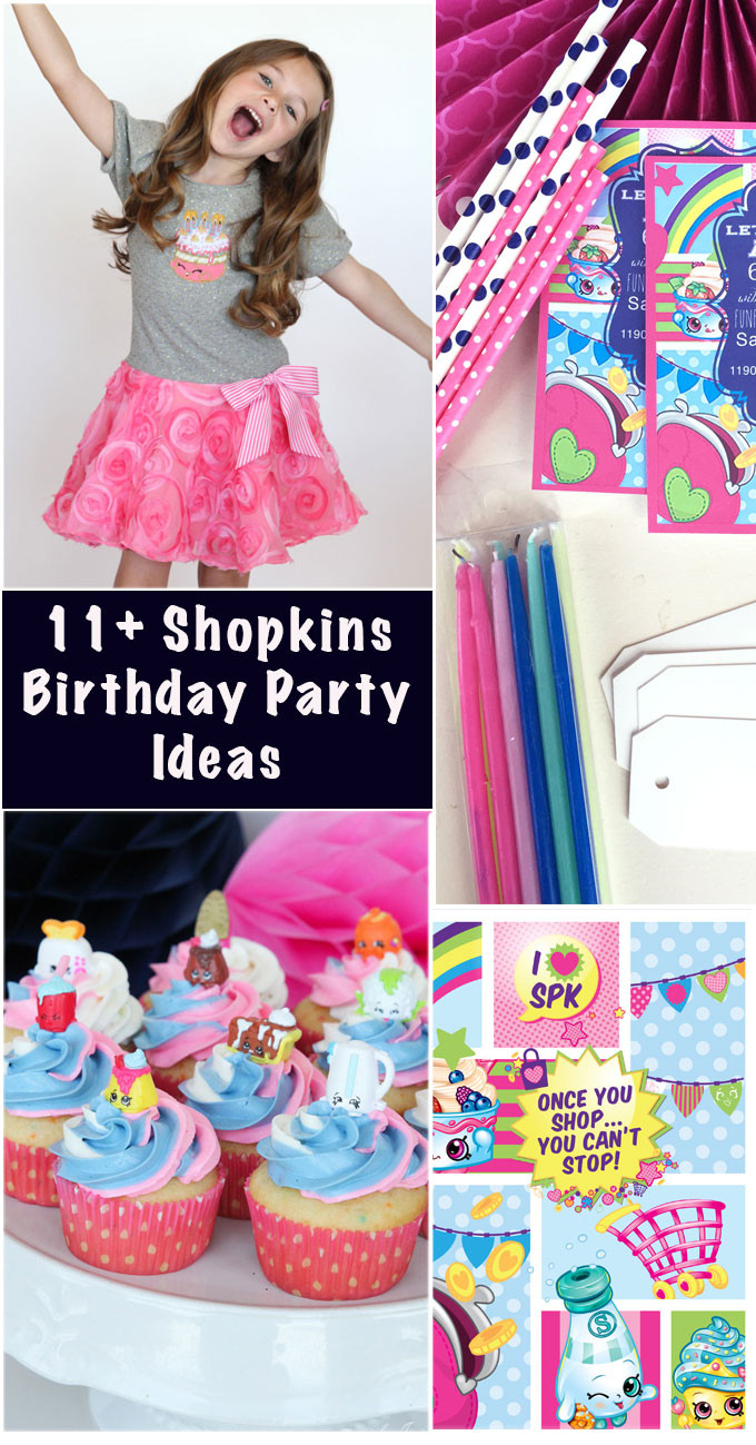 Shopkins Birthday Party Ideas
 Shopkins Birthday Party Ideas girl Inspired