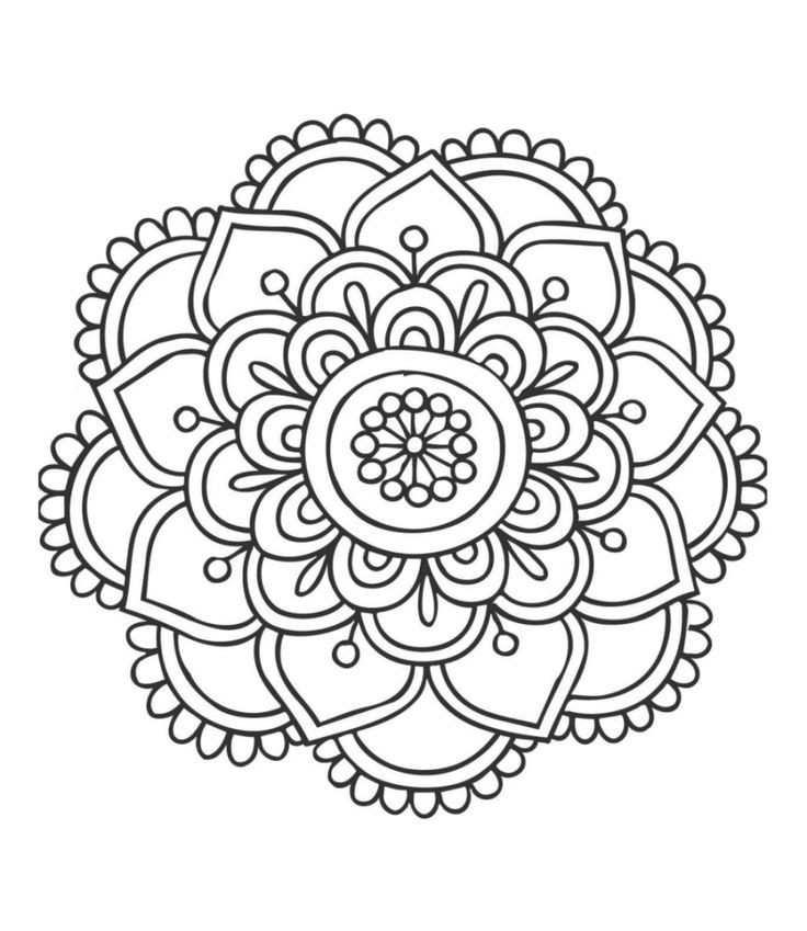 Simple Adult Coloring Books
 Best 25 Mandala coloring pages ideas on Pinterest