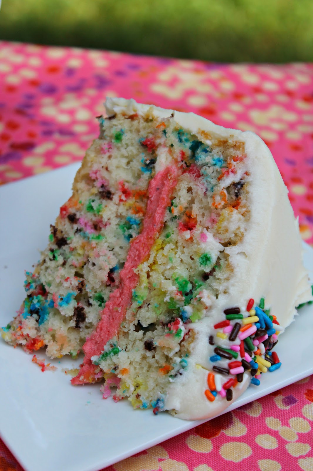 Simple Birthday Cake Recipies
 Easy Funfetti Layered Birthday Cake Carolina Charm