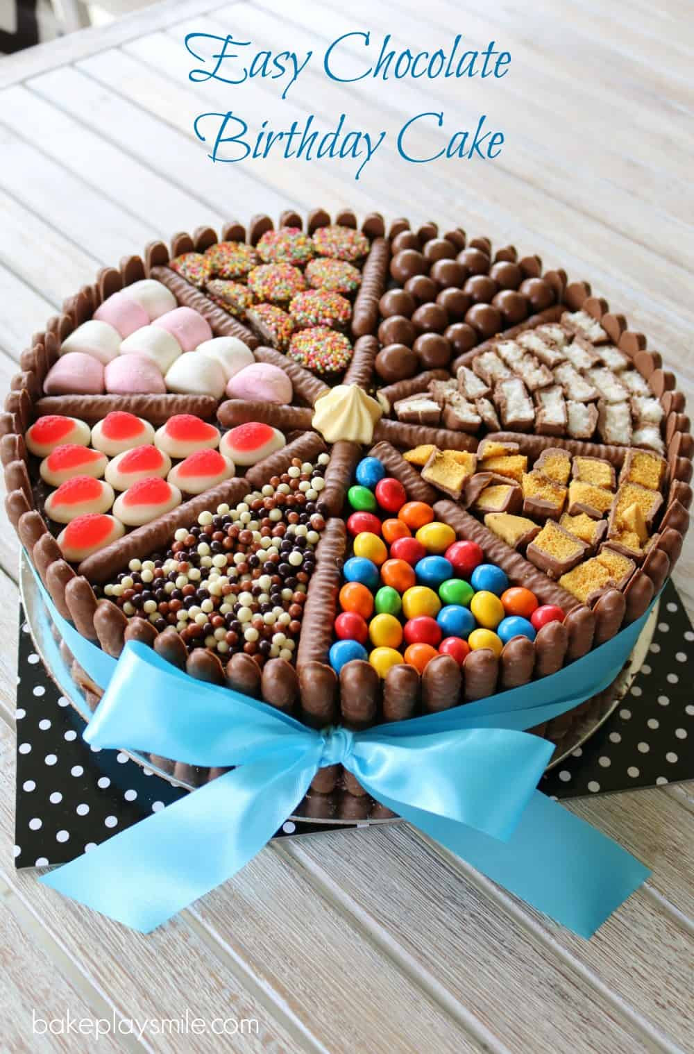 Simple Birthday Cake Recipies
 Easy Chocolate Birthday Cake lies chocolates & more