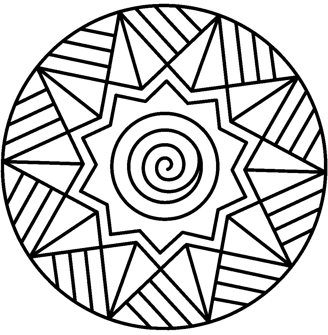 Simple Coloring Book
 Free Printable Mandalas for Kids Best Coloring Pages For