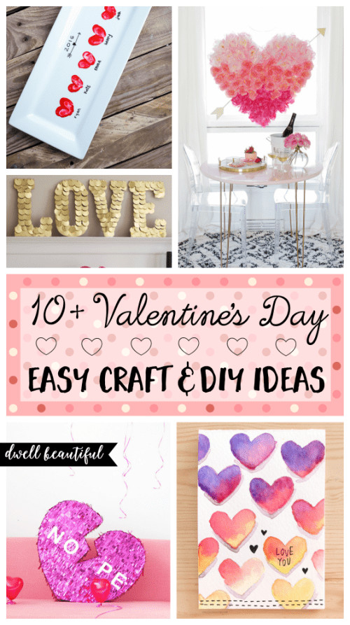 Simple Craft Ideas For Adults
 10 Easy Valentine s Day DIY Craft Ideas for Adults