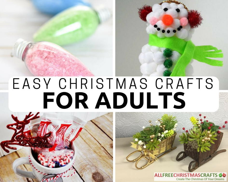 Simple Craft Ideas For Adults
 36 Really Easy Christmas Crafts for Adults
