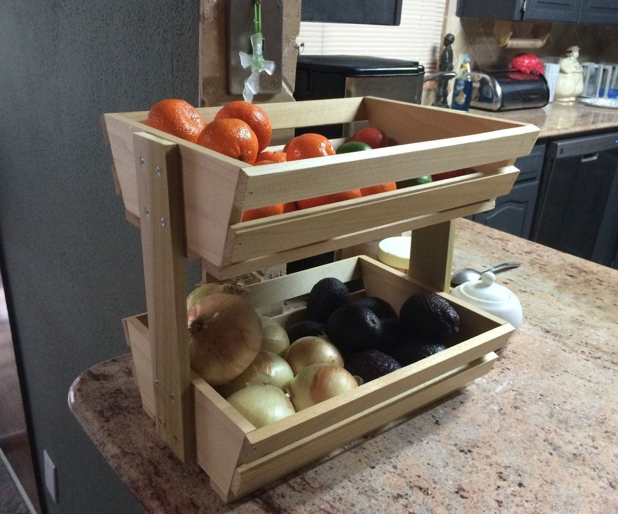 Simple DIY Wood Projects
 Easy Fruit Veggie Holder DIY & Crafts