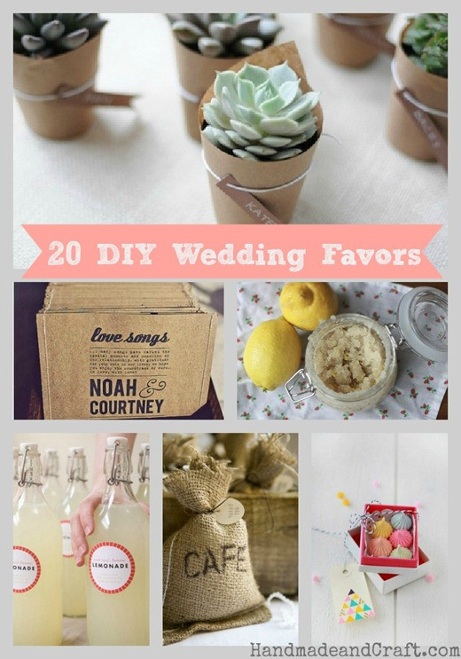 Simple Wedding Gift Ideas
 20 DIY Wedding Favors
