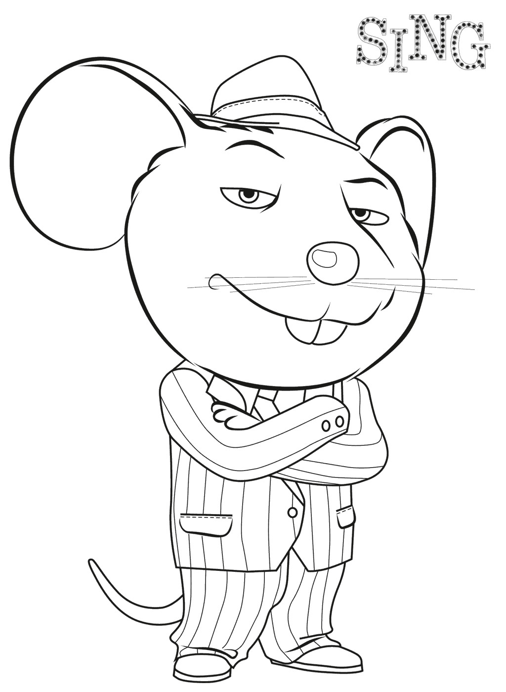 Sing Coloring Pages
 Sing Movie Coloring Pages Coloring Home