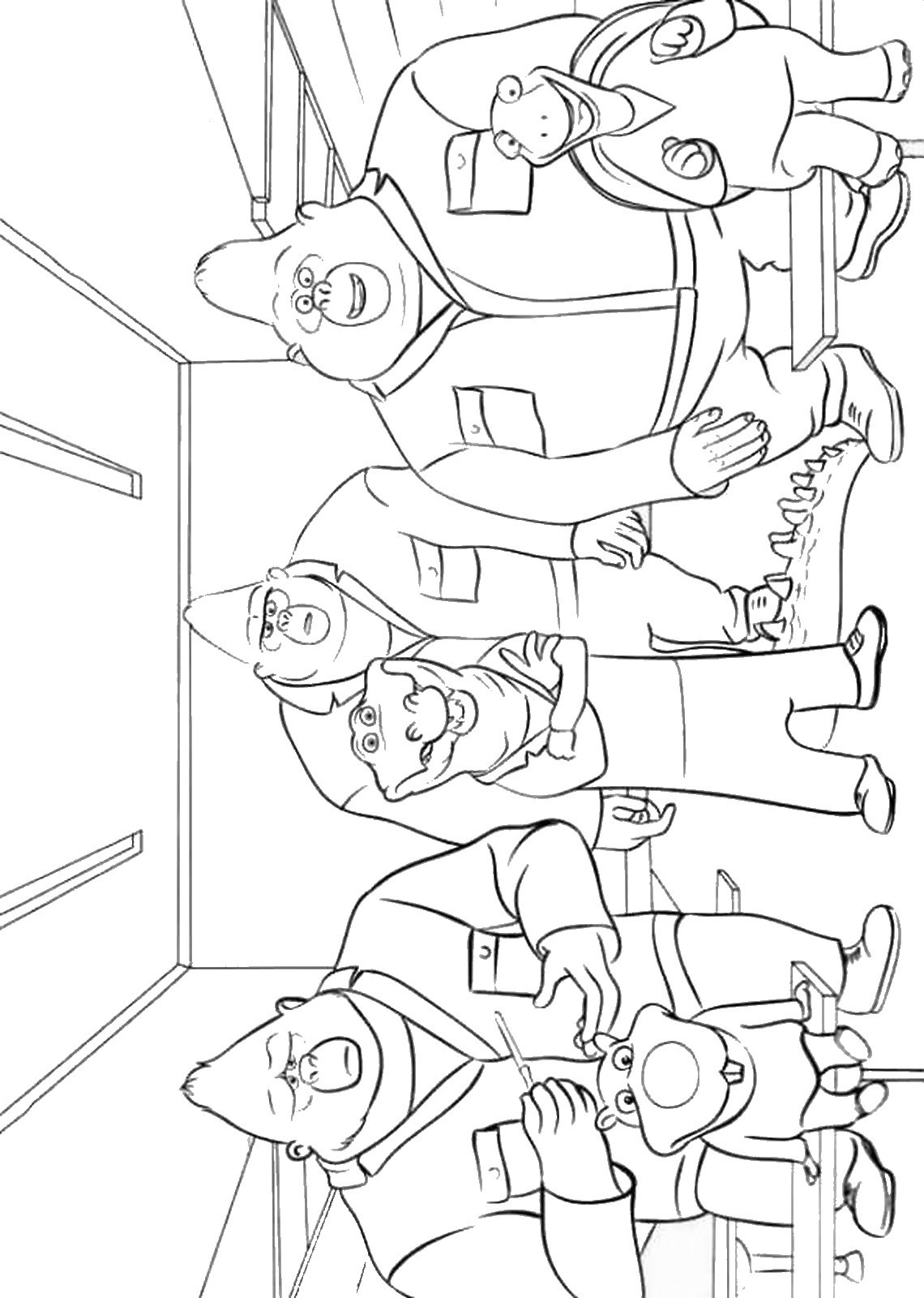 Sing Coloring Pages
 Sing movie coloring pages