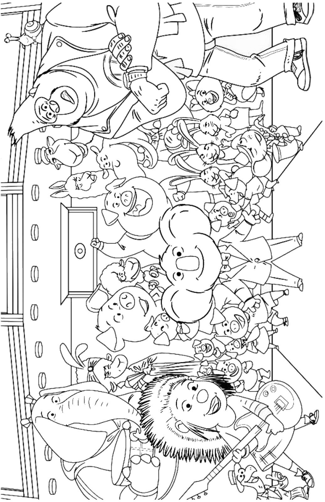 Sing Coloring Pages
 Sing movie coloring pages