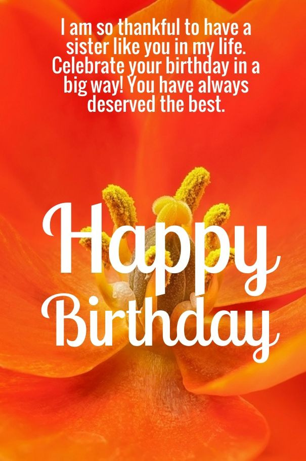 Sister Birthday Quotes Inspirational
 17 Best Birthday Quotes For Sister on Pinterest