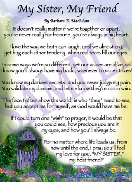 Sister Birthday Quotes Inspirational
 mother poems that will make her cry