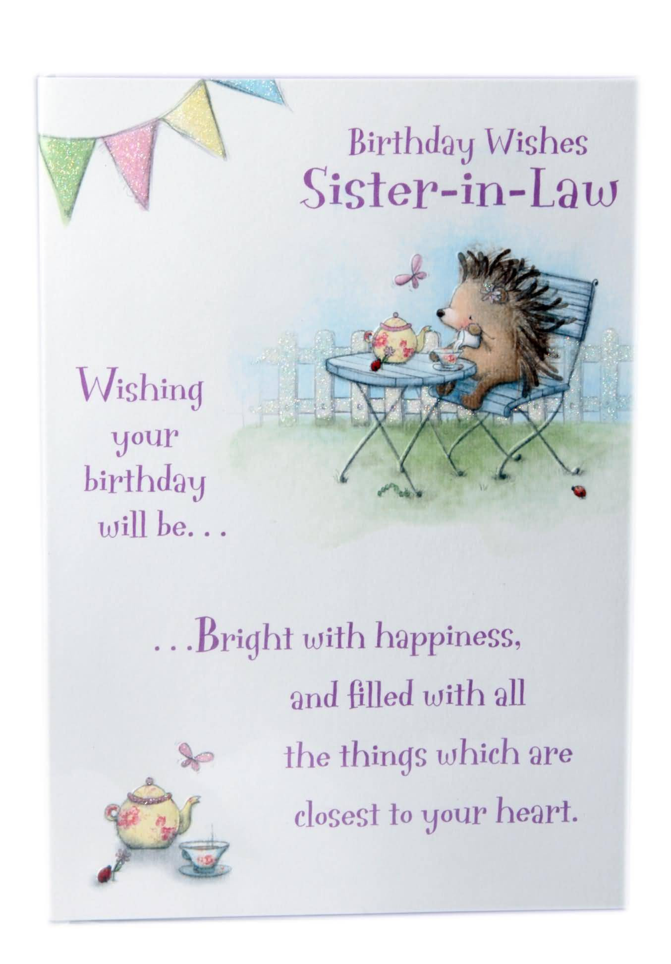 Sister In Law Birthday Quotes
 Birthday Wishes For Sister In Law