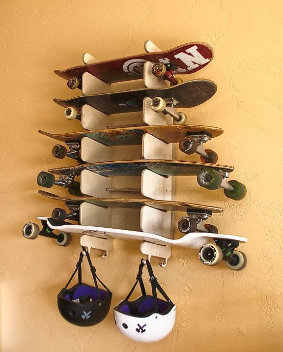 Skateboard Rack DIY
 Longboard Skateboard Rack Plans WoodWorking Projects & Plans