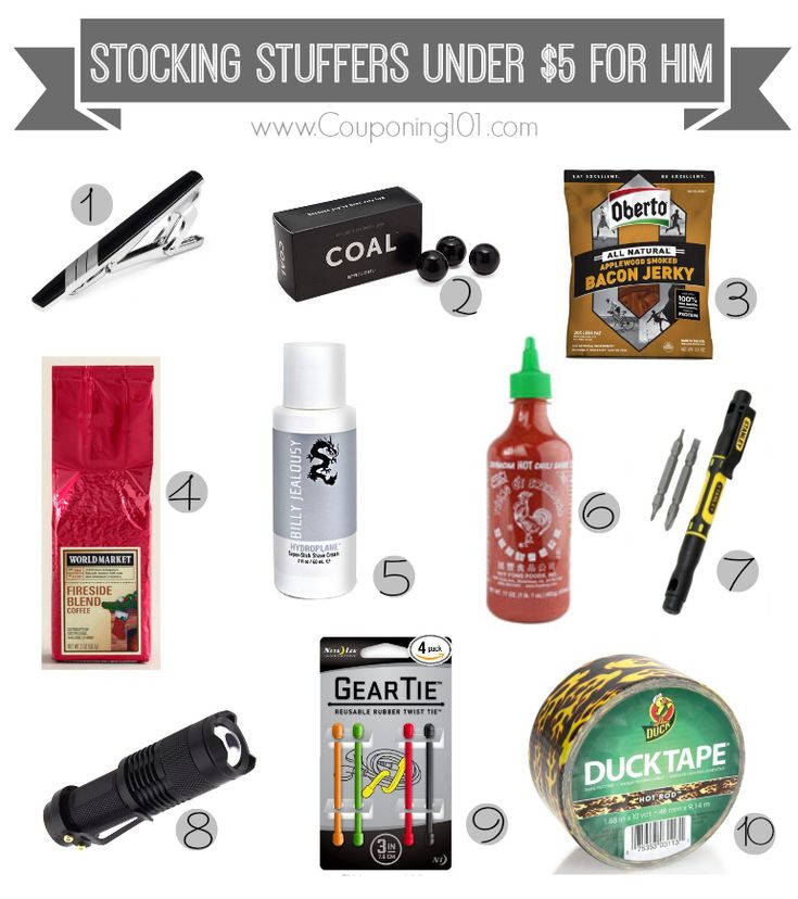 Small Gift Ideas For Boys
 10 Stocking Stuffer Ideas for Him for $5 or Less