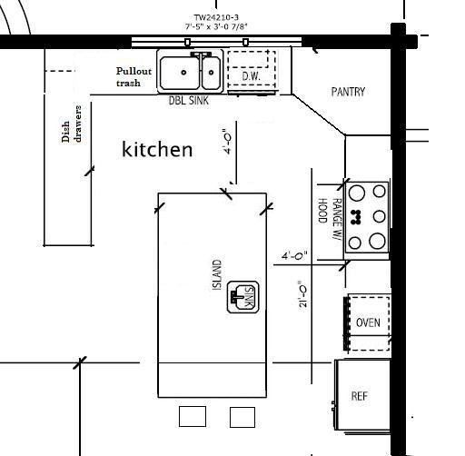 Small Kitchen Floor Plans
 6 Best of 11 X 11 Kitchen Designs Kitchen Layout