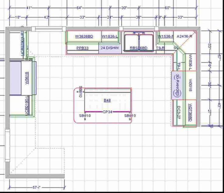 Small Kitchen Floor Plans
 15X15 Kitchen Layout with Island
