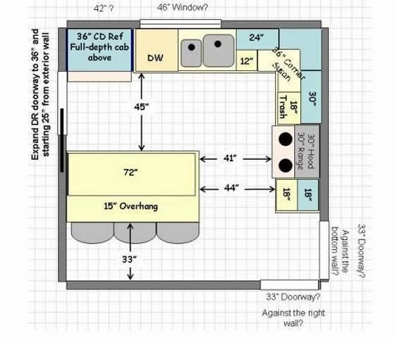 Small Kitchen Floor Plans
 12x12 Kitchen Floor Plans kitchen layouts