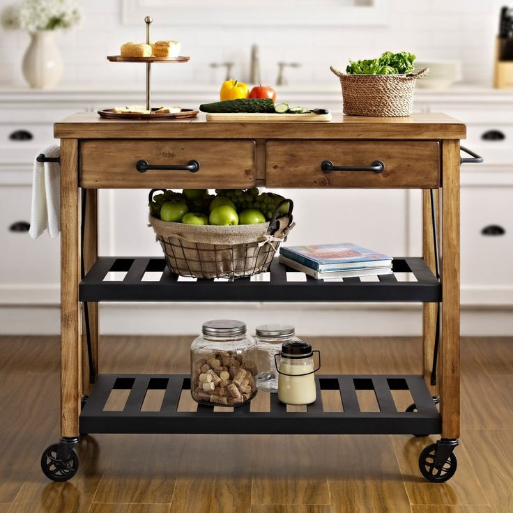 Small Kitchen Island Cart
 Best 25 Industrial kitchen island ideas on Pinterest