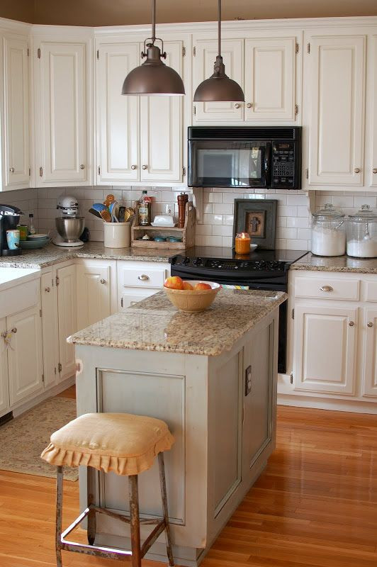Small Kitchen Island
 Best 20 Kitchen black appliances ideas on Pinterest
