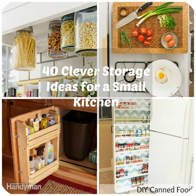 Small Kitchen Storage
 40 Clever Storage Ideas for a Small Kitchen