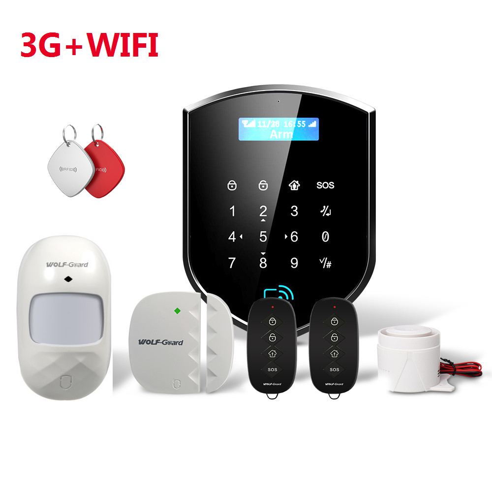 Smart Home Security System DIY
 3G WIFI Wireless Sheild Home Alarm Security System Door