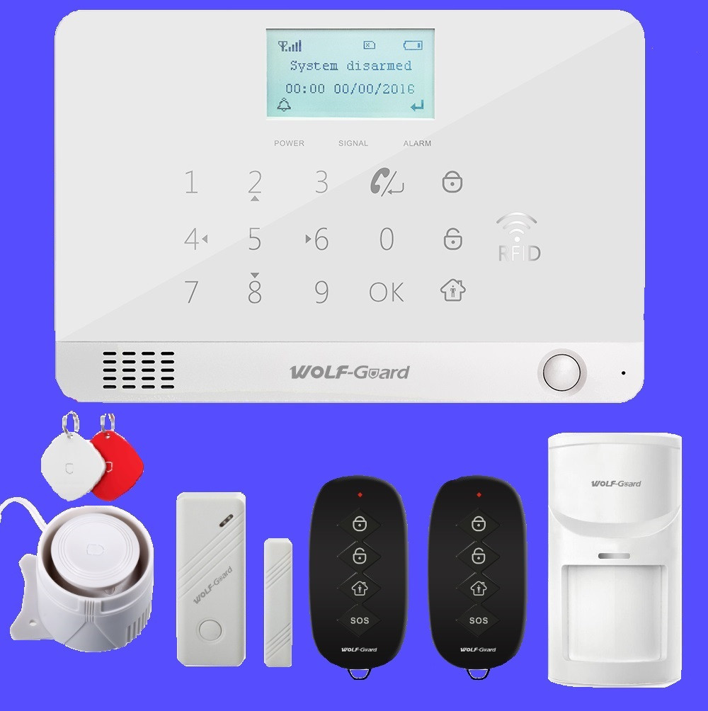 Smart Home Security System DIY
 GSM RFID Wireless DIY Smart Home Burglar Alarm System PIR