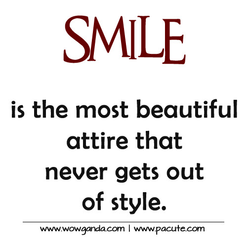 Smile Motivational Quotes
 Inspirational Smile Quotes QuotesGram