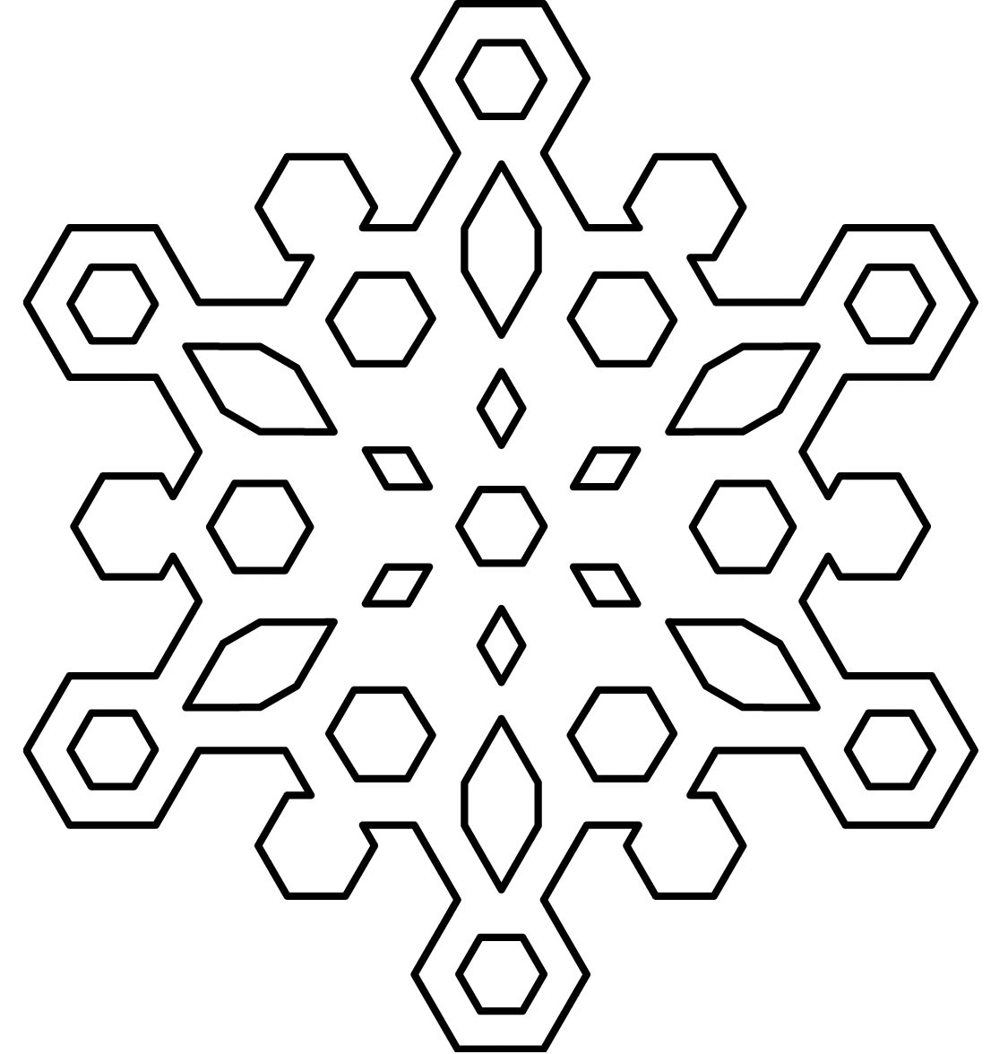 Snowflake Coloring Pages Printable
 Free Printable Snowflake Coloring Pages For Kids