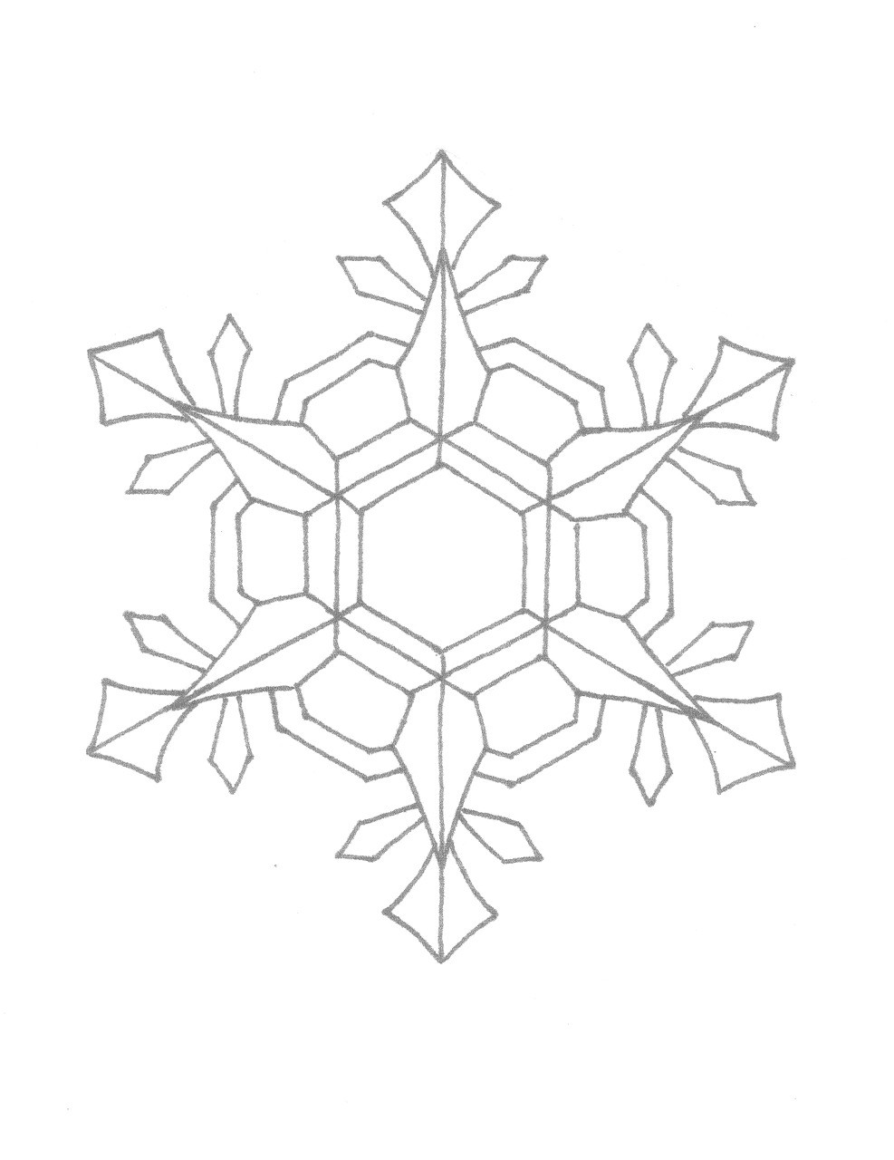 Snowflake Coloring Pages Printable
 Free Printable Snowflake Coloring Pages For Kids